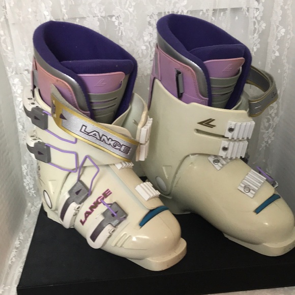 Lange Shoes Vintage Lange Ski Boots Mid Authed Size 24 Poshmark